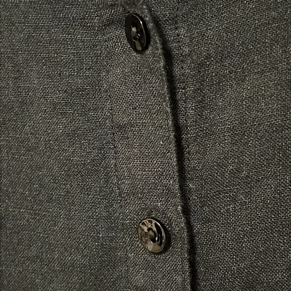 Lilly Pulitzer Bethanne Knee Length Dress, buttondown, black, pockets, size 2 - Picture 10 of 16